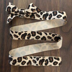 Gymboree ~ Ready Dress Go/Leopard Ribbon ~ Ribbon Belt {32"}